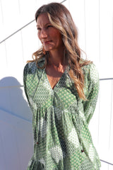 Layla Longsleeve Baby Doll Dress