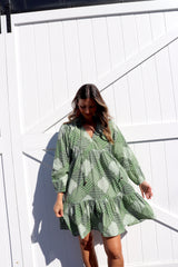Layla Longsleeve Baby Doll Dress