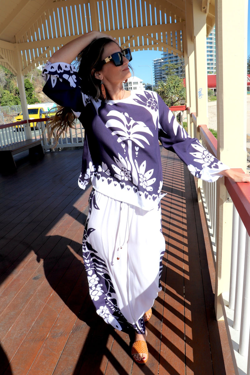 Palms Navy Set