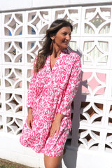 Spiaggia Rosa Baby Doll Dress
