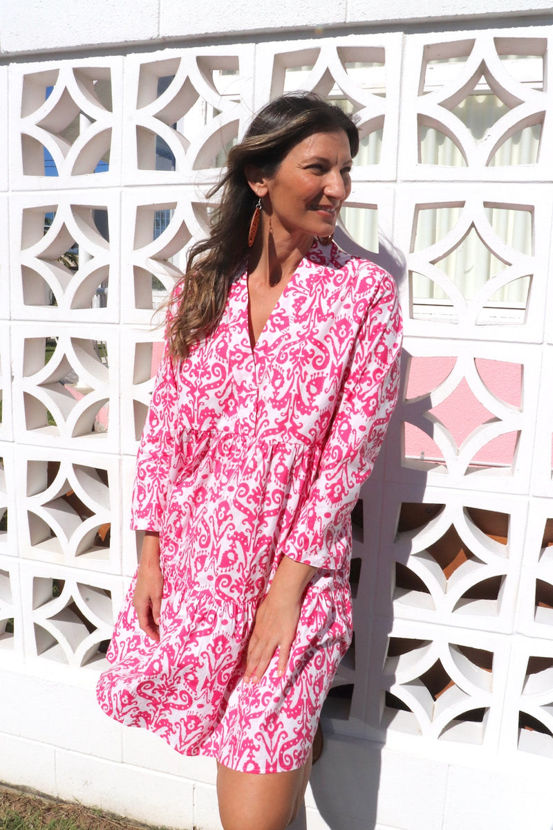 Spiaggia Rosa Baby Doll Dress