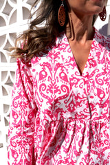 Spiaggia Rosa Baby Doll Dress