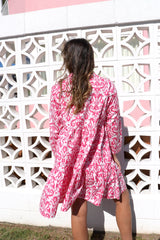 Spiaggia Rosa Baby Doll Dress