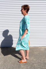 Tropicana Short Dress In Mint Leaf