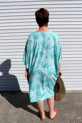 Tropicana Short Dress In Mint Leaf