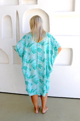 Tropicana Short Dress In Mint Leaf