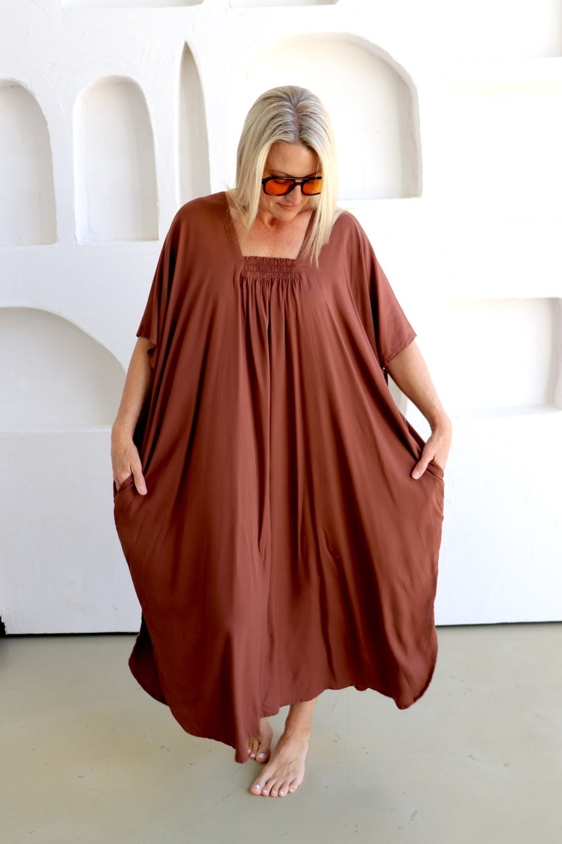 Lux Muu Muu Plain Chocolate