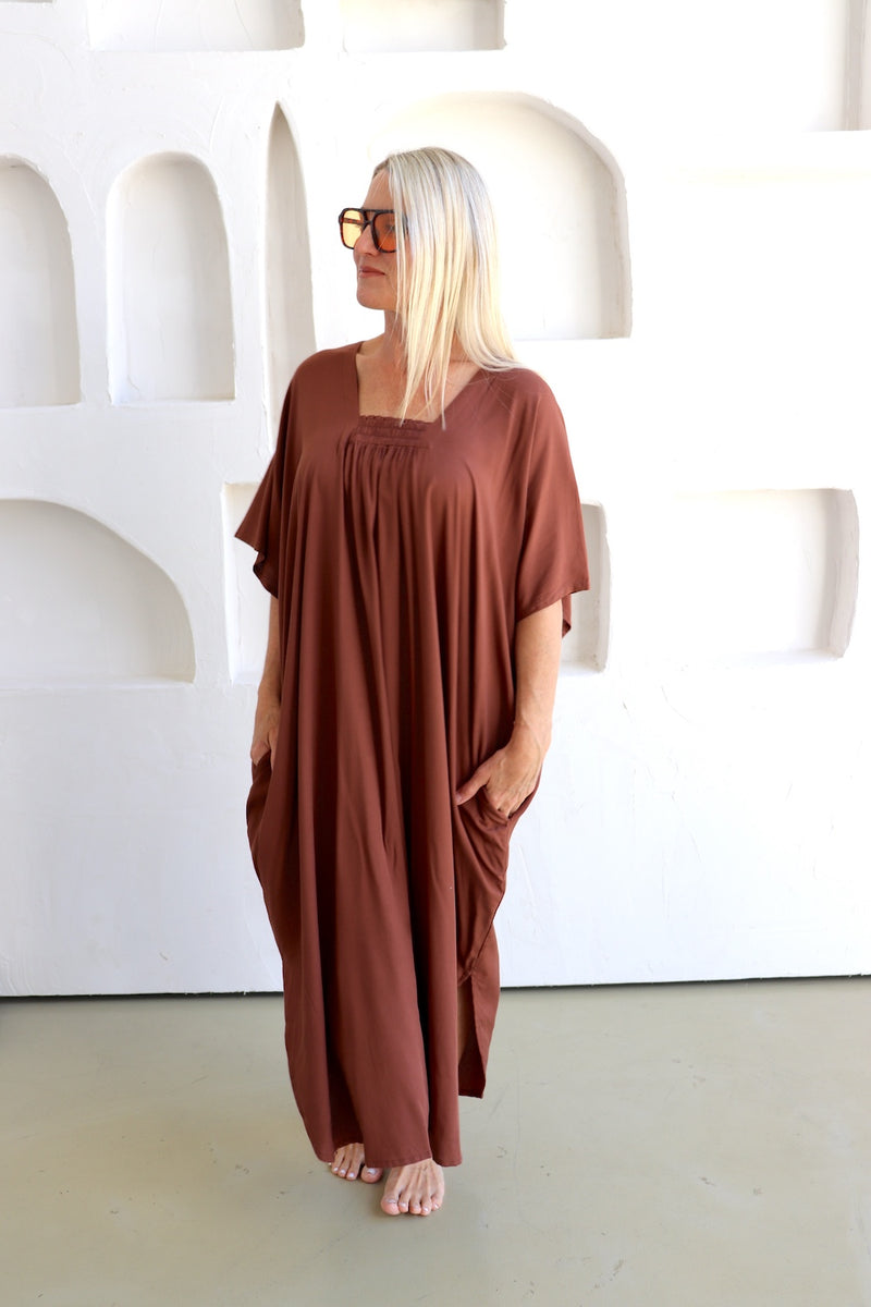 Lux Muu Muu Plain Chocolate