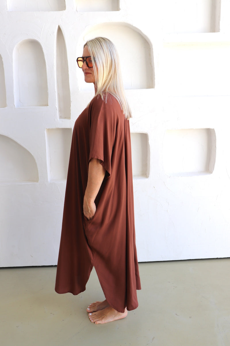 Lux Muu Muu Plain Chocolate