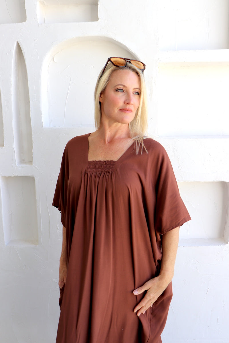 Lux Muu Muu Plain Chocolate