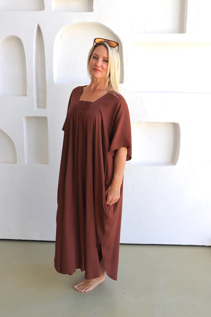 Lux Muu Muu Plain Chocolate