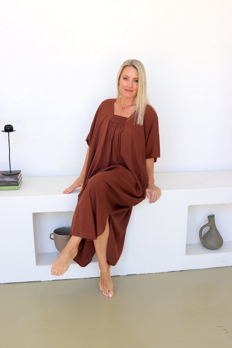Lux Muu Muu Plain Chocolate