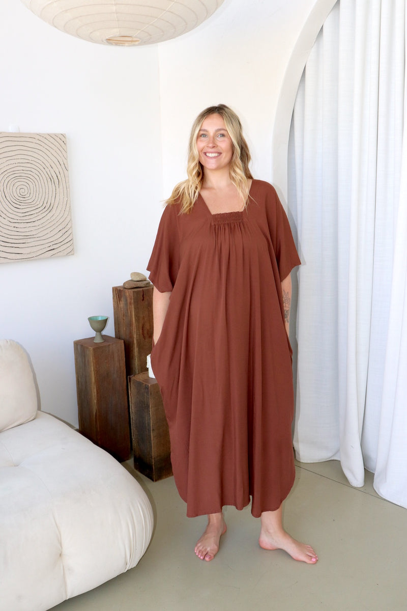 Lux Muu Muu Plain Chocolate