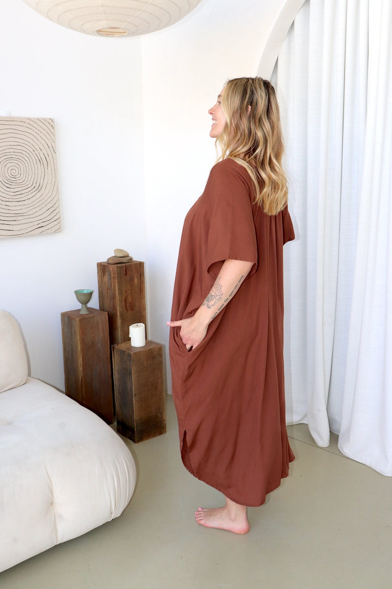Lux Muu Muu Plain Chocolate