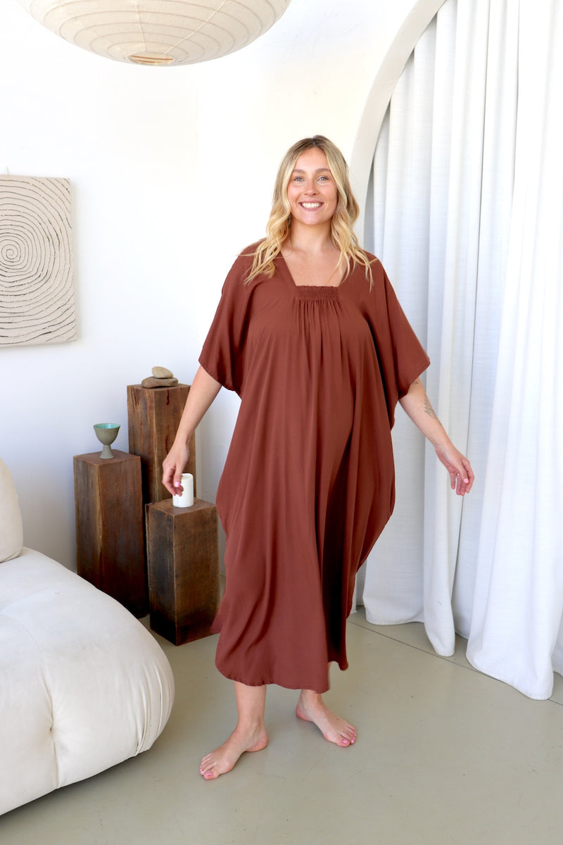 Lux Muu Muu Plain Chocolate