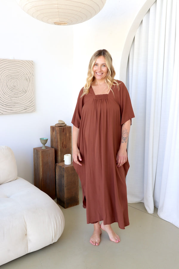 Lux Muu Muu Plain Chocolate