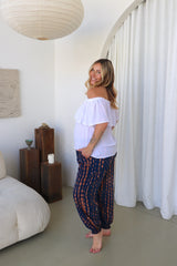 Perfect Travel Pant In Choc Navy