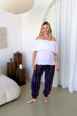 Perfect Travel Pant In Choc Navy