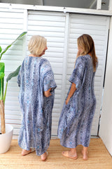 Long Kaftan In Uluru Navy