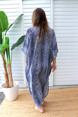 Long Kaftan In Uluru Navy