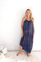 Sweet Summer Maxi In Choc Navy