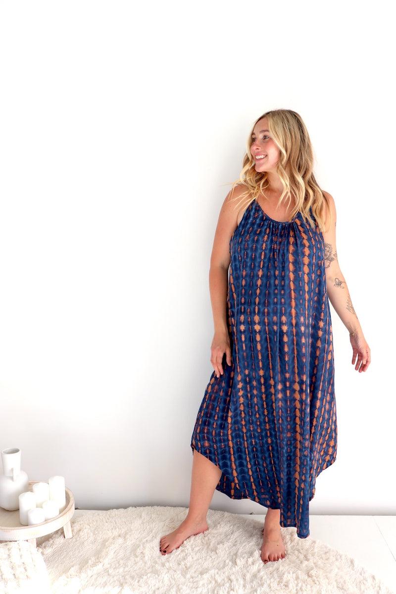 Sweet Summer Maxi In Choc Navy