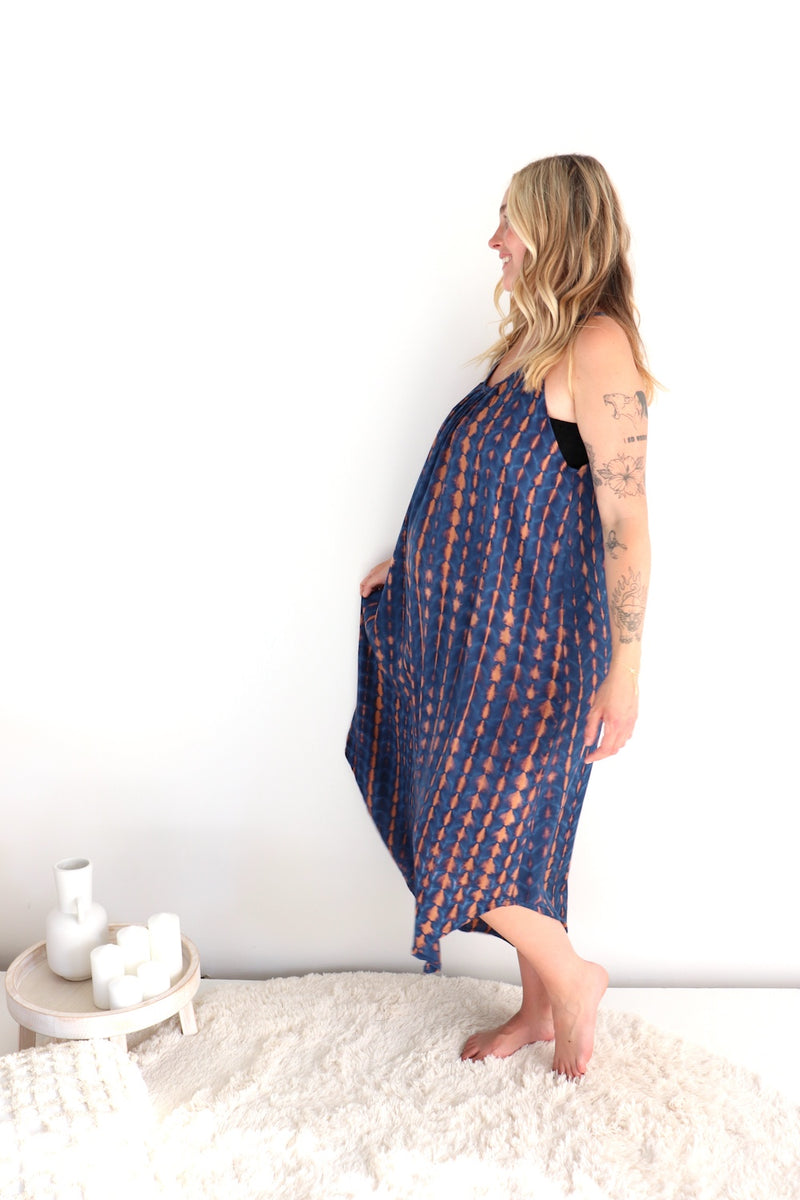 Sweet Summer Maxi In Choc Navy