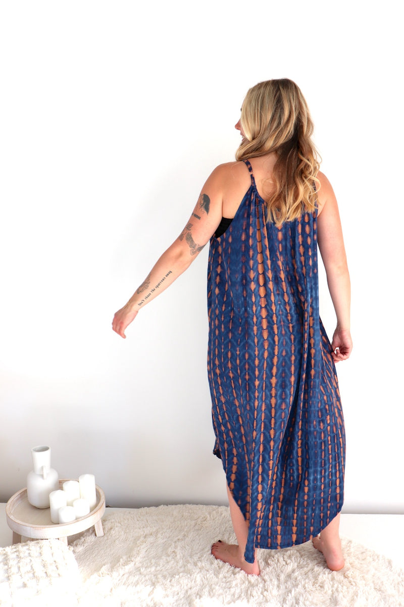 Sweet Summer Maxi In Choc Navy