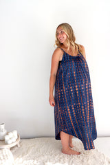 Sweet Summer Maxi In Choc Navy