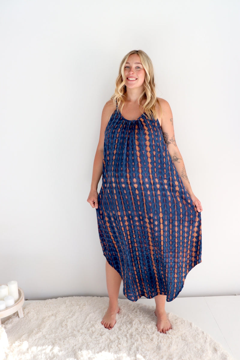 Sweet Summer Maxi In Choc Navy