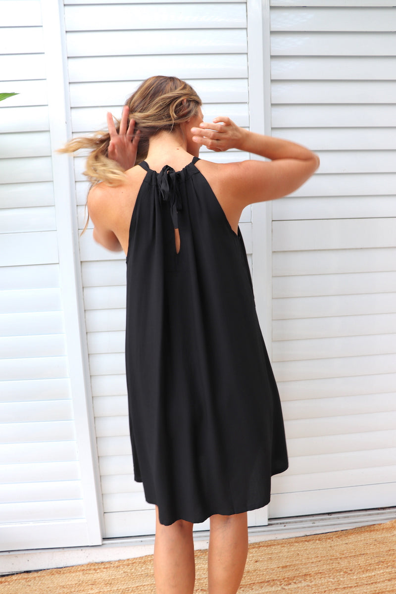 Tahiti Dress in Black