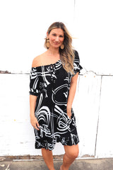 Aloha Dress In Swirl