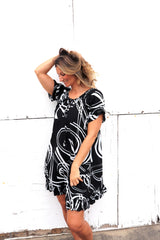 Aloha Dress In Swirl