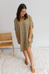 Tropicana Short Dress In Honeycomb