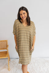 Tropicana Short Dress In Honeycomb