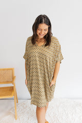 Tropicana Short Dress In Honeycomb