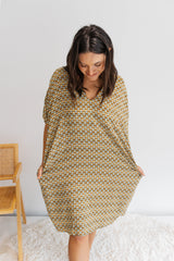 Tropicana Short Dress In Honeycomb