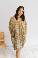 Tropicana Short Dress In Honeycomb