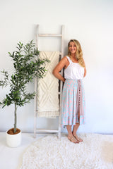 Long Bohemian Skirt In Willow Bloom