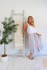 Long Bohemian Skirt In Willow Bloom