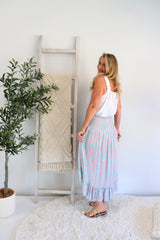 Long Bohemian Skirt In Willow Bloom
