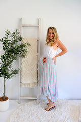 Long Bohemian Skirt In Willow Bloom
