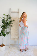 Long Bohemian Skirt In Willow Bloom