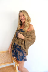 Maldives Short Jumpsuit In Blue Tea