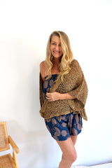 Maldives Short Jumpsuit In Blue Tea