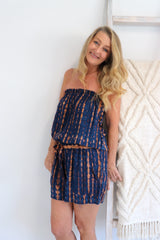 Maldives Short Jumpsuit In Choc Navy