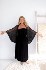 Travel Cardi in Black