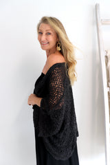 Travel Cardi in Black