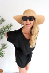 Ultimate Short Beach Dress In Black