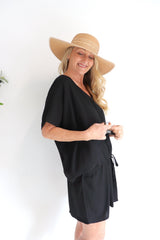 Ultimate Short Beach Dress In Black
